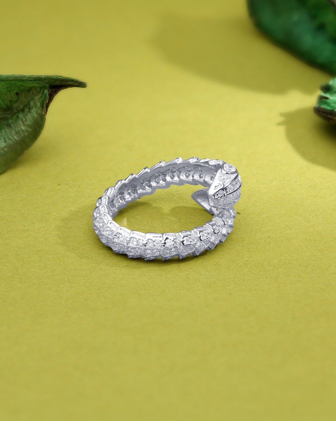 Girls Sterling Silver Subtle Art Ring